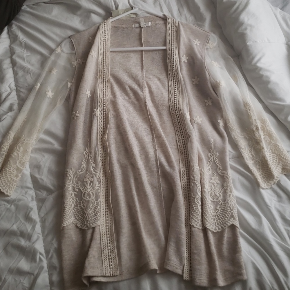 Maurices floral cardigan
